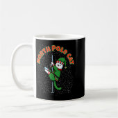 Funny Cat Le Dance Elf Costume Christmas Holiday C Kaffeetasse (Links)