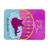 Funny Cat Lieben Sie Personalisiert Valentine Magnet (Horizontal)