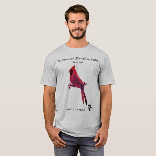 Funny Cat Liebhaber des T - Shirt (Vorne ganz)