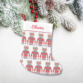 Funny Cat Lover Cat Tragen Ugly Weihnachtskraut Kleiner Weihnachtsstrumpf