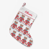 Funny Cat Lover Cat Tragen Ugly Weihnachtskraut Kleiner Weihnachtsstrumpf (Vorderansicht (hängend))