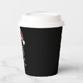 Funny Cat Lover Christmas Lights Pappbecher (Links)