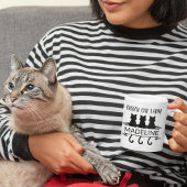 Funny Cat Lover Crazy Cat Lady Name Kaffeetasse