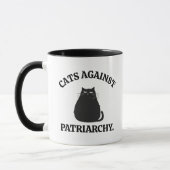Funny Cat Lover Feministische Mama Politischer Fre Tasse (Links)