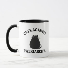 Funny Cat Lover Feministische Mama Politischer Fre Tasse