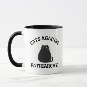 Funny Cat Lover Feministische Mama Politischer Fre Tasse