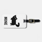 Funny Cat Lover Gepäckanhänger (Vorderseite horizontal)