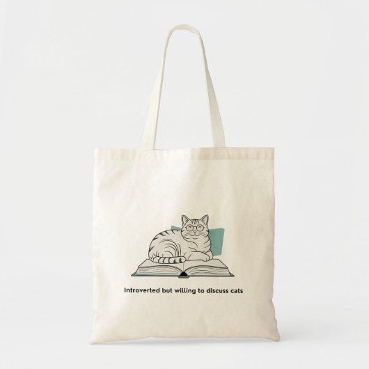 Funny Cat Lover Geschenk Tragetasche (Vorne)