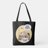 Funny Cat Lover Introvert Humor Quote Tasche (Rückseite)