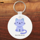 Funny Cat Lover Keychain – Cute Gift Schlüsselanhänger (Vorderseite)