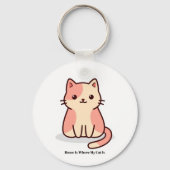 Funny Cat Lover Keychain – Cute Gift Schlüsselanhänger (Rückseite)