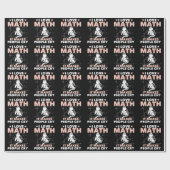 Funny Cat Lover Mathematics Spaß Mathematik Nerd Geschenkpapier (Flach)