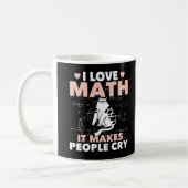 Funny Cat Lover Mathematics Spaß Mathematik Nerd Kaffeetasse (Links)