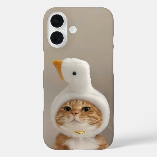 Funny Cat Lover Phone Case - iPhone 16 (Rückseite)