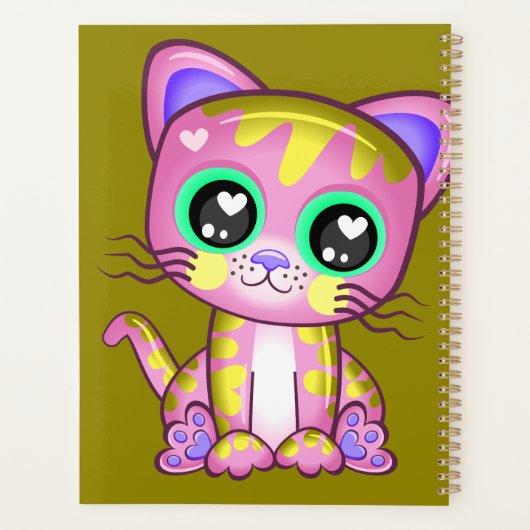 Funny Cat Lover Planner Planer (Rückseite)