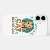 Funny Cat Lover Quote Cute Kitten Graphic Case-Mate iPhone Hülle (Rückseite (Horizontal))