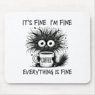 Funny Cat Lover seine feine Im feinen Alles ist pe Mousepad