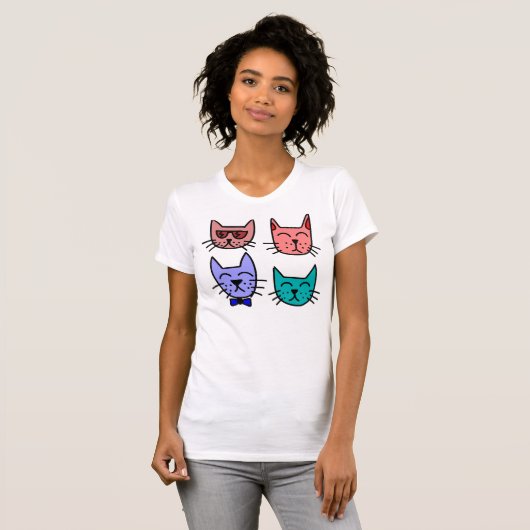 Funny Cat Lover T - Shirt (Vorne ganz)
