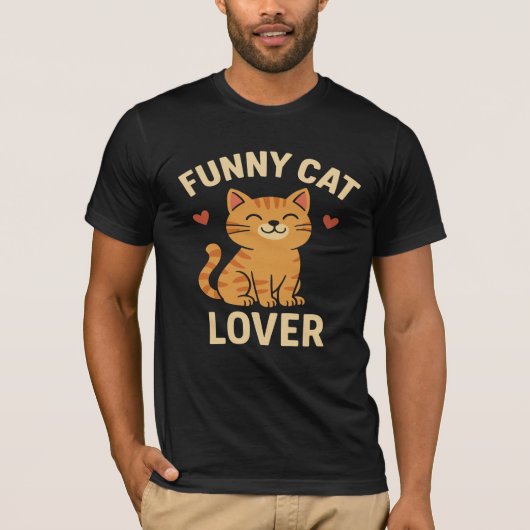 Funny Cat Lover T-Shirt – Cute & Hilarious Cat (Vorderseite)