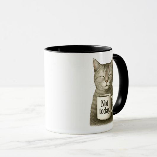 Funny Cat Lover Tasse (VorderseiteRechts)
