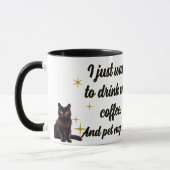 Funny Cat Lover Tasse Cat Mama Cat Vater (Links)
