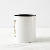 Funny Cat Lover Zweifarbige Tasse (Mittel)