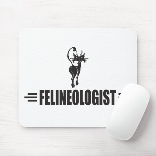 Funny Cat Lover's Mousepad (Mit Mouse)