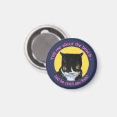 Funny Cat Magnet (Vorderseite/Rückseite)