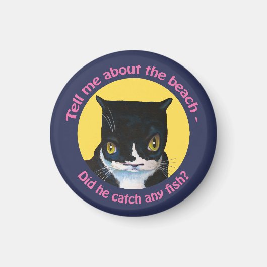 Funny Cat Magnet (Vorne)