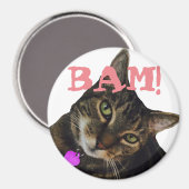 Funny Cat Magnet (Vorderseite/Rückseite)