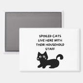 Funny Cat Magnet (Vorderseite/Rückseite)