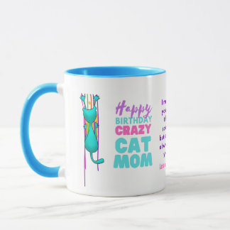 Funny CAT MAMA Geburtstag von HUSBAND bis EHEFRAU Tasse