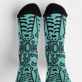 Funny Cat Mama Paws Socken (Oben)