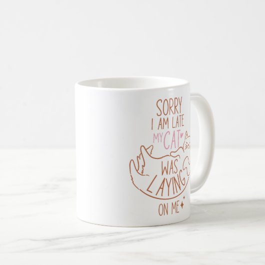 Funny Cat Mama Sprichwort Kaffeetasse (VorderseiteRechts)
