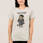 Funny Cat Mama T - Shirt (Vorderseite)