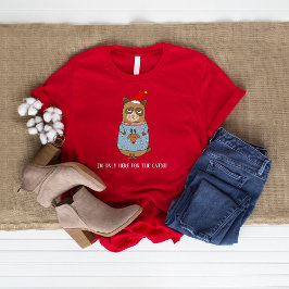 Funny Cat Mama Weihnachten T-Shirt