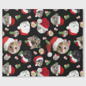 Funny Cat Maus und Catnip Geschenkpapier (Flach)