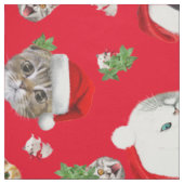 Funny Cat Maus und Catnix Weihnachtsstoff Stoff (Muster)