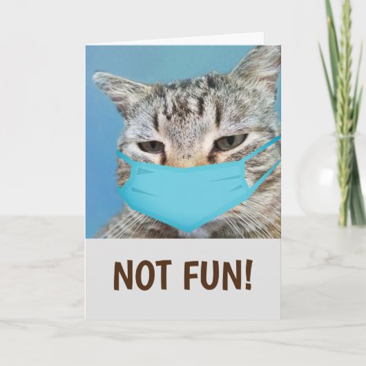 Funny Cat Medical wird gut Karte (Vorderseite)