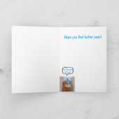 Funny Cat Medical wird gut Karte (Innenseite)