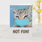 Funny Cat Medical wird gut Karte (Gelbe Blume)