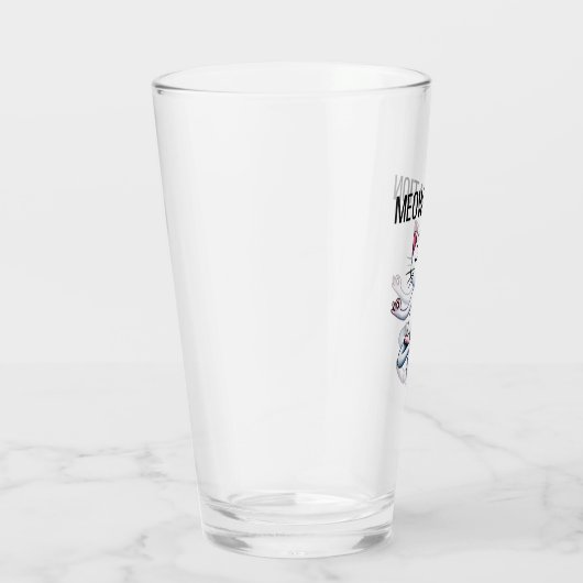 Funny Cat Meditation Glas (Rechts)