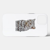 Funny cat meme for kitty lovers and cat lovers Case-Mate iPhone hülle (Rückseite (Horizontal))