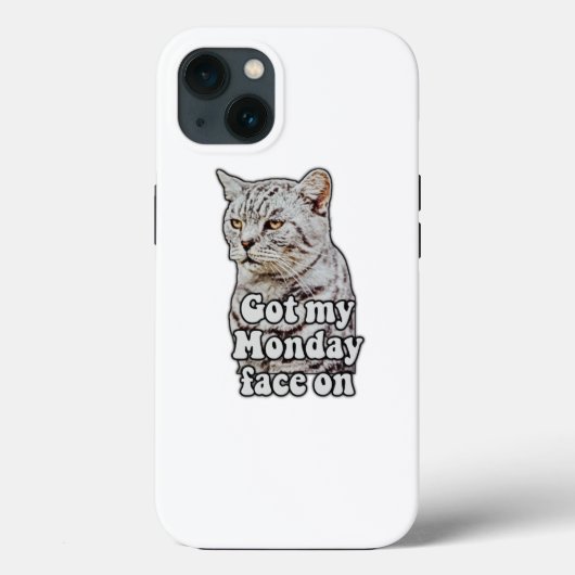 Funny cat meme for kitty lovers and cat lovers Case-Mate iPhone hülle (Rückseite)