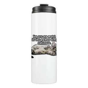 Funny Cat Meme für Kätzchenbesitzer und Katzenbesi Thermosbecher