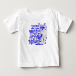 Funny Cat Meme für Katzenbesitzer und Kitesurfer Baby T-shirt