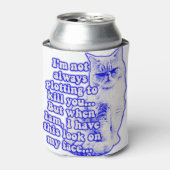 Funny Cat Meme für Katzenbesitzer und Kitesurfer Dosenkühler (Kanne Vorderseite)