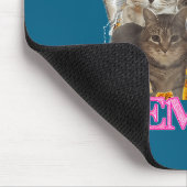 Funny Cat Meme I Eat Cement Japanese Quote Animal Mousepad (Ecke)