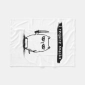 Funny Cat Meme Ich brauche Snacks Design Männer Fr Fleecedecke (Vorderseite (Horizontal))