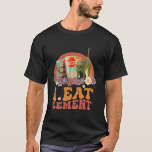 Funny Cat Meme Internet Zitat ich essen Cement Män T-Shirt